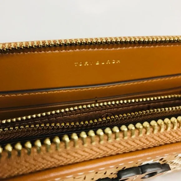 Brand new with tags tory burch thea web woven Continental Wallet - Picture 6 of 9